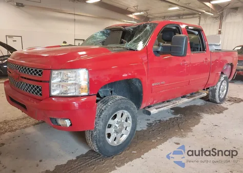 2012 Chevrolet Silverado 2500Hd Lt из США, поврежденный, VIN 1GC1KXCG4CF211882